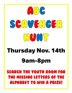 ABC Scavenger Hunt